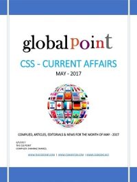 Monthly Global Point Current Affairs May 2017
