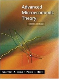 Advanced Microeconomic Theory By Jehle and Reny With Key
