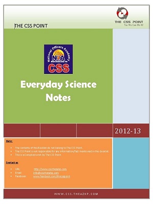 CSS Everyday Science Solved Past Papers – 1994 to 2013