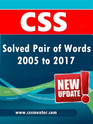 CSS Solved Pair of Words from 2005 to 2017 Updated