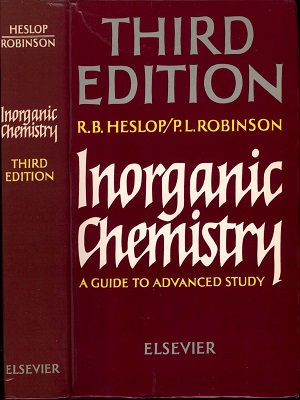 Inorganic Chemistry By Heslop Robinson
