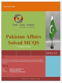 Pakistan Affairs Complete Notes By VU