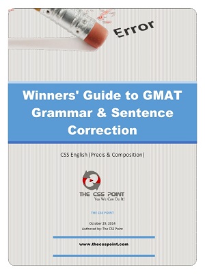 Winner's Guide to GMAT Grammar & Sentence Correction