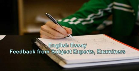 English Essay: Feedback from Subject Experts, Examiners