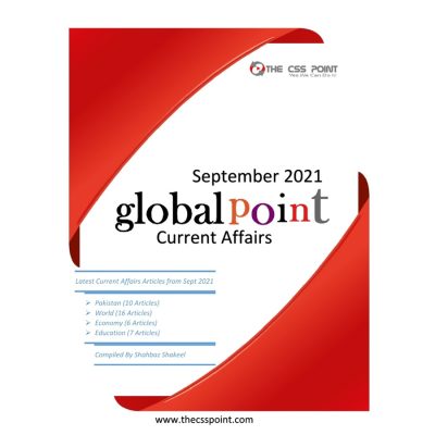 Monthly Global Point Current Affairs September 2021
