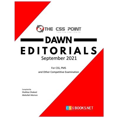 Monthly DAWN Editorials September 2021