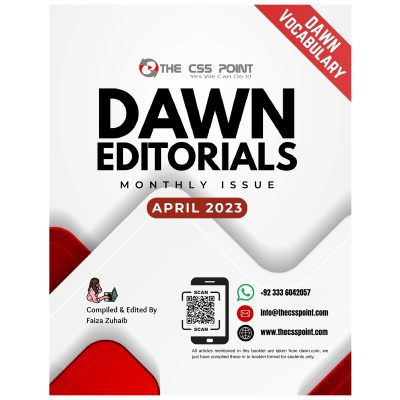Dawn Editorials April 2023 Monthly Issue