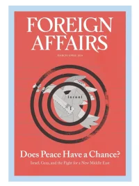 Foreign Affairs March April 2024 Issue