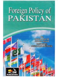 Foreign Policy of Pakistan AH Publishers M Asif Malik