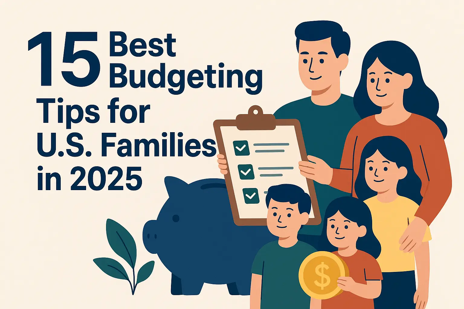15 Best Budgeting Tips for US Families to Save More in 2025