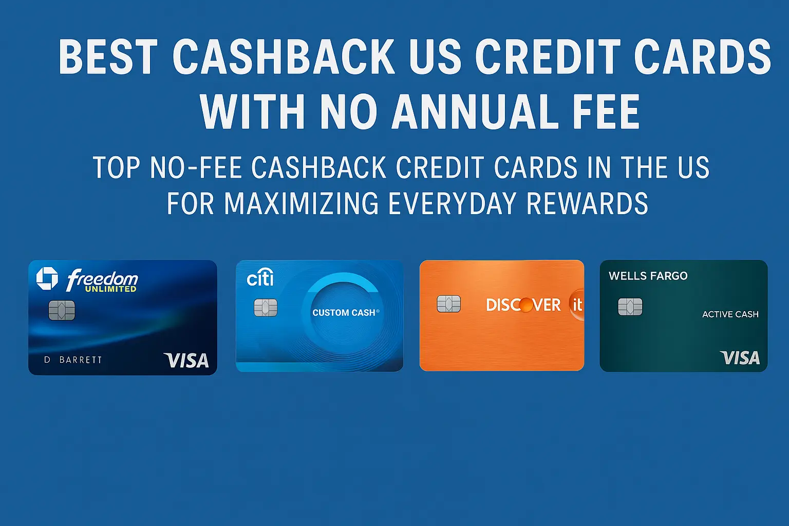 Best Cashback US Credit Cards with No Annual Fee