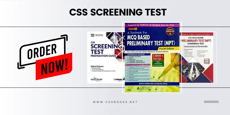 Why the CSS Screening Test (MPT) Book is Essential for Every CSS Aspirant