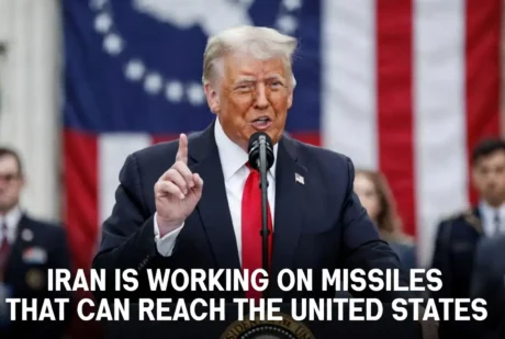 Donald​‍​‌‍​‍‌​‍​‌‍​‍‌ Trump says Iran is working on missiles that can reach US