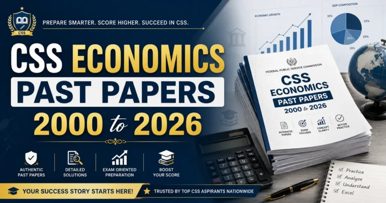 CSS Economics Past Papers 2000 to 2026
