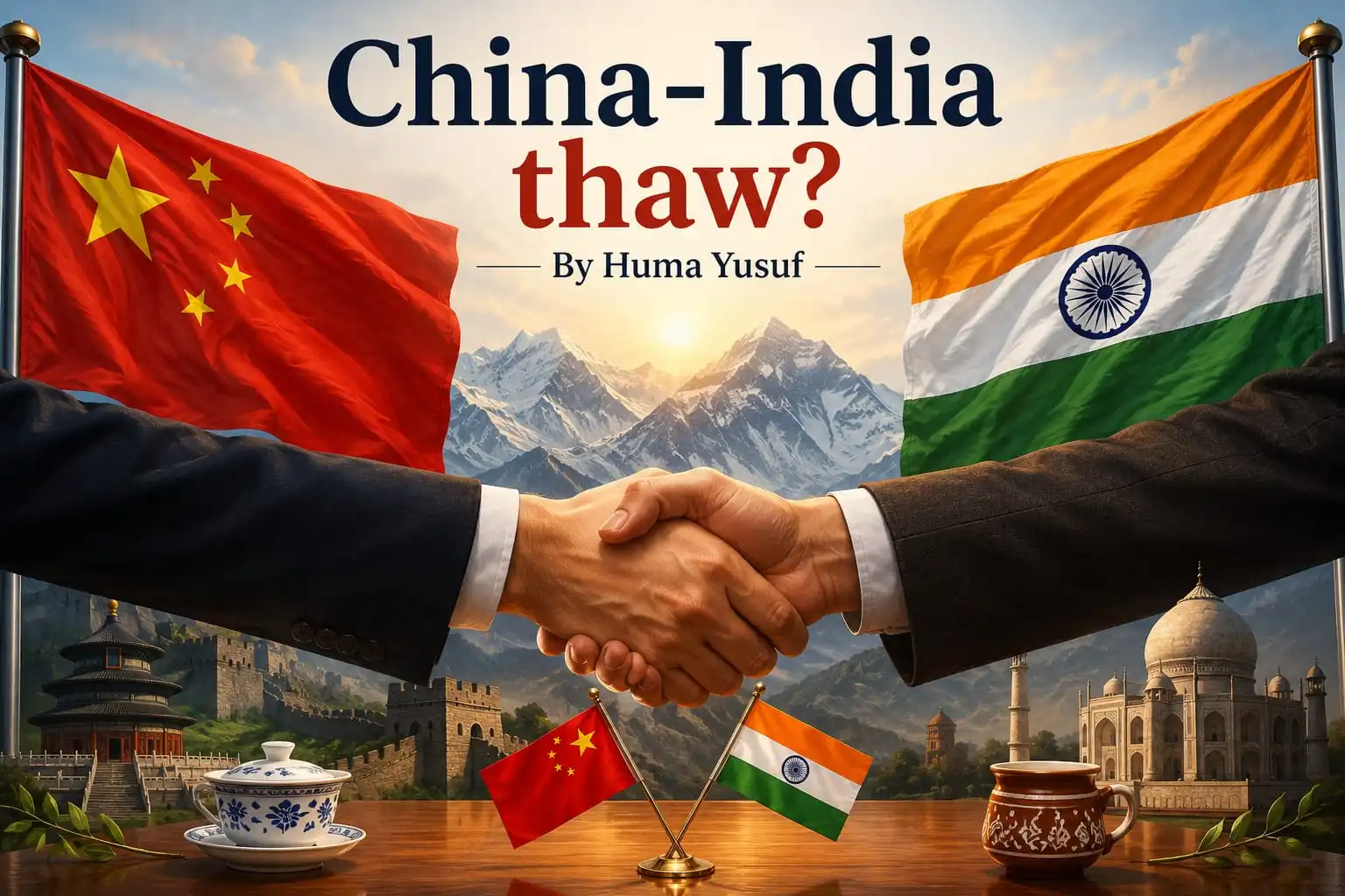 China India relations, China India thaw, China India relations 2026, India China diplomacy, China India diplomatic relations, India China tensions, China India border, India China trade relations, China India cooperation, China India geopolitics, Asian geopolitics, China foreign policy, India foreign policy, South Asia politics, Huma Yusuf