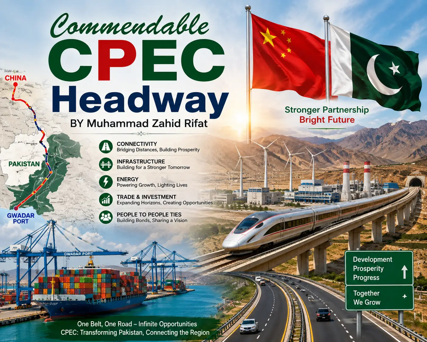 Commendable CPEC Headway BY Muhammad Zahid Rifat