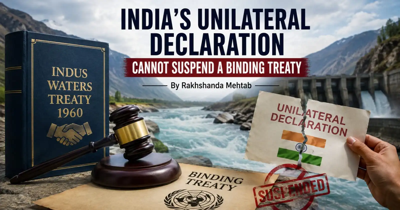 India’s Unilateral Declaration Cannot Suspend a Binding Treaty By Rakhshanda Mehtab