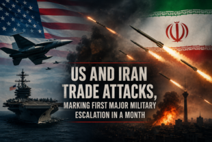 US and Iran trade attacks, marking first major military escalation in a month