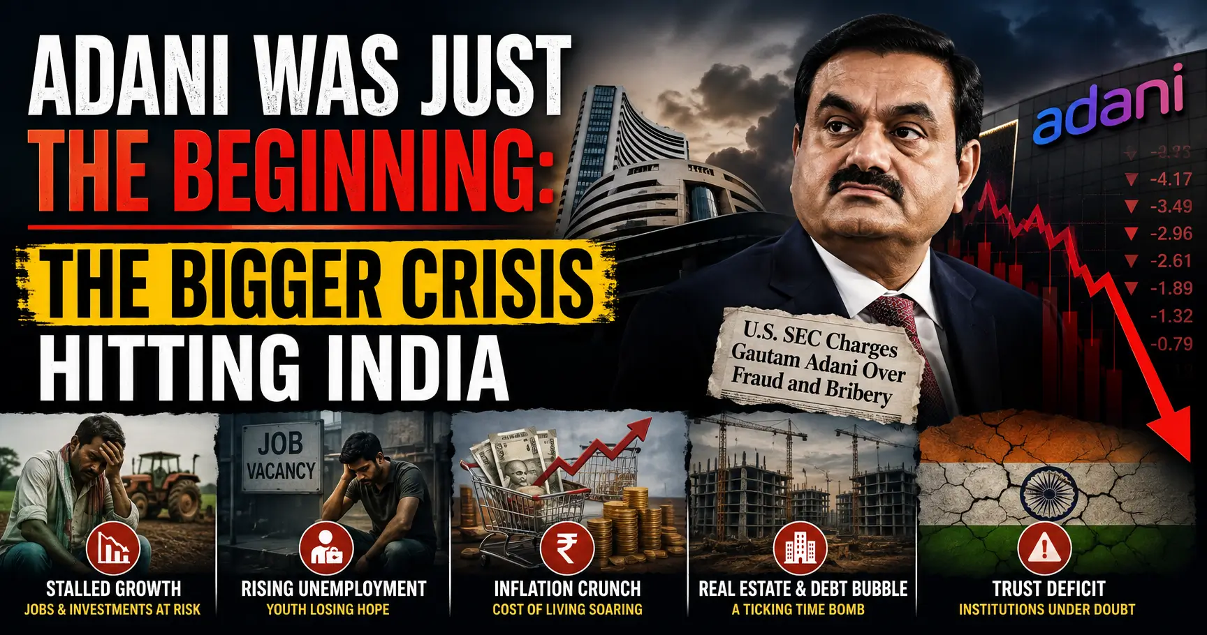 Adani Was Just the Beginning: The Bigger Crisis Hitting India