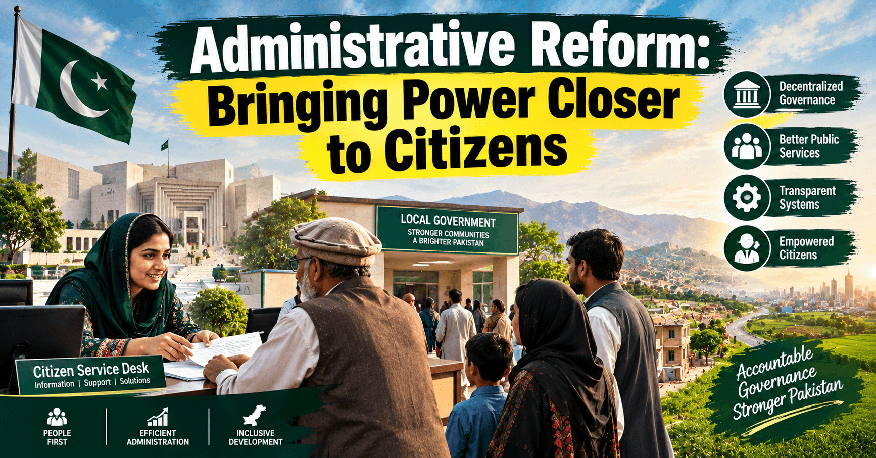 Administrative Reform: Bringing Power Closer to Citizens