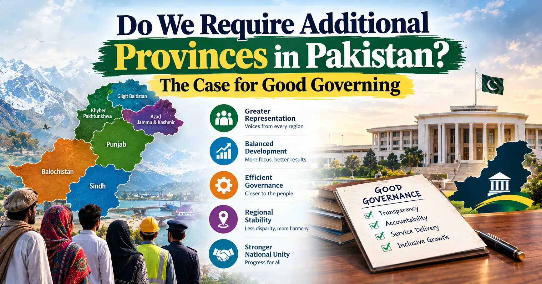 Do We Require Additional Provinces in Pakistan? The Case for Good Governing