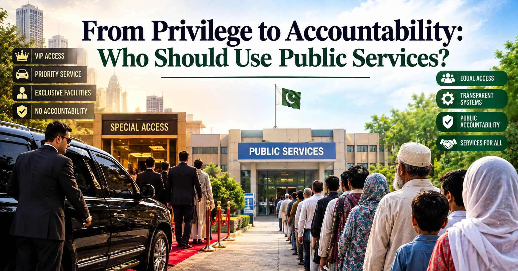 From Privilege to Accountability: Who Should Use Public Services?