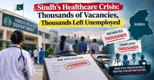 Sindh’s Healthcare Crisis: Thousands of Vacancies, Thousands Left Unemployed