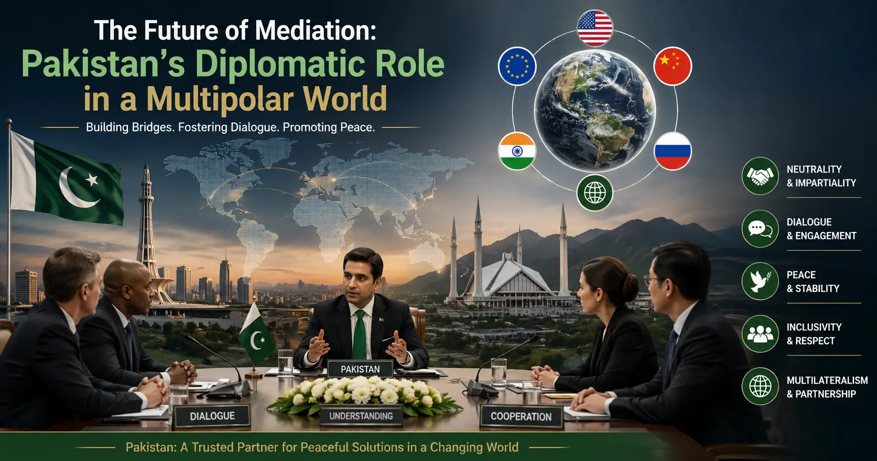 The Future of Mediation: Pakistan’s Diplomatic Role in a Multipolar World
