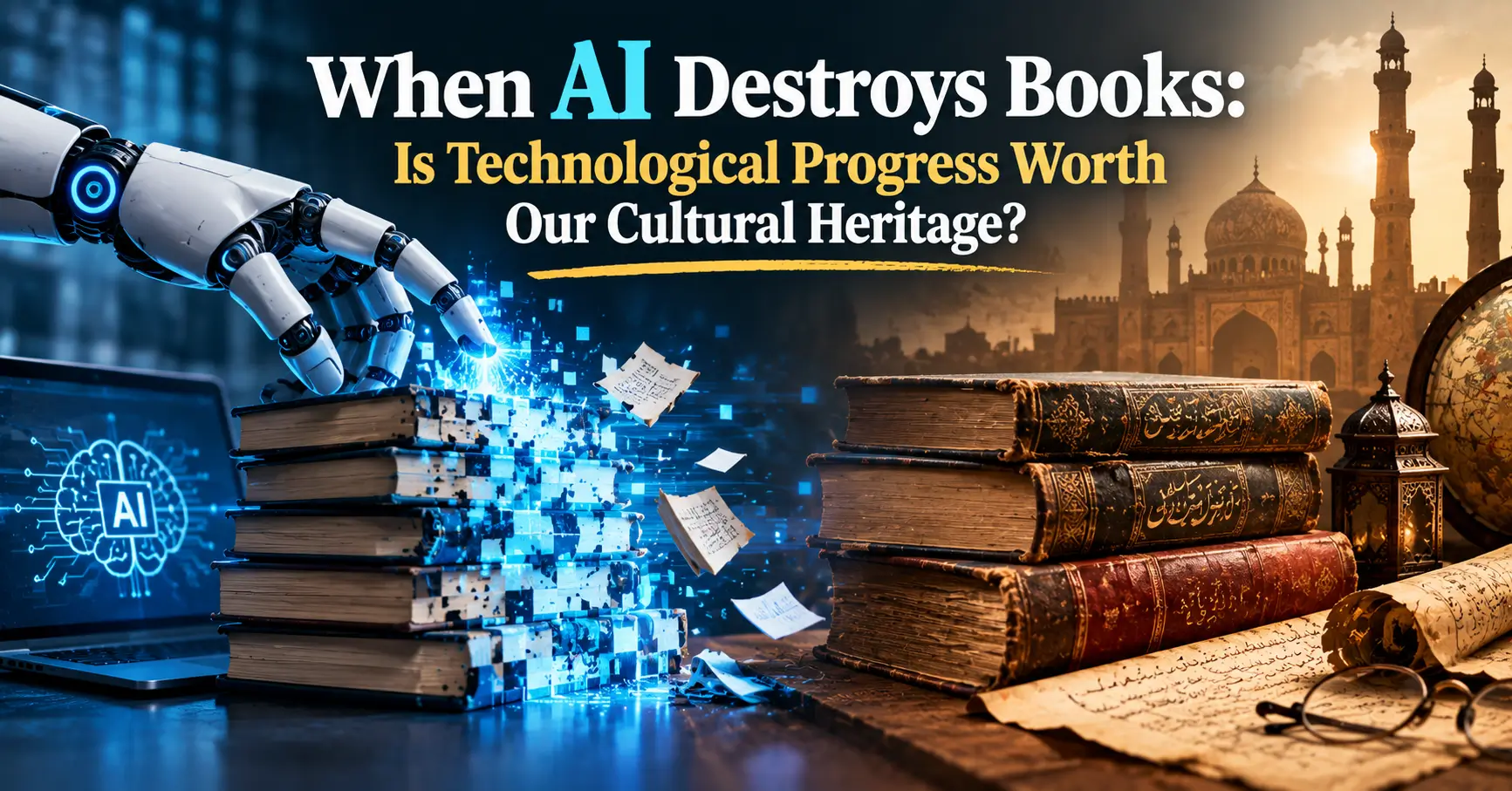 When AI Destroys Books: Is Technological Progress Worth Our Cultural Heritage?