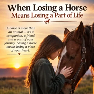 When Losing a Horse Means Losing a Part of Life